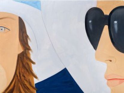 'Two Women', 2012, óleo sobre lino de la serie 'Summer in Maine' de Alex Katz.