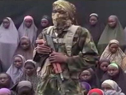 Un soldado de Boko Haram, en un vídeo distribuido este agosto.