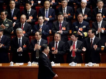 El presidente chino, Xi Jinping, en una conferencia en Pekín el pasado marzo.