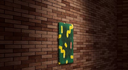 'Eixample', de Inés Sistiaga, panel artesano de lana.