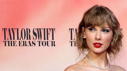 Una imagen de Taylor Swift en la presentación de la película "The Eras Tour" en Los Ángeles, en octurbe del año pasado.
