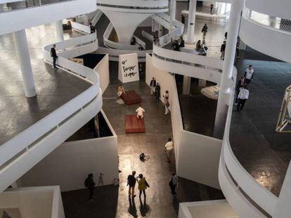 Vista general de la Bienal de São Paulo.