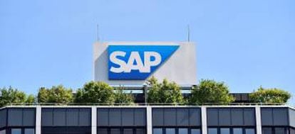 Vista general de la oficina principal de la empresa alemana gigante de software SAP.
