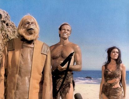 Charlton Heston, en 'El planeta de los simios' de 1968.