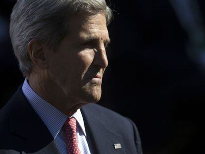 John Kerry en la Casa Blanca en octubre.