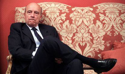 Alain Juppé, el martes en Madrid.