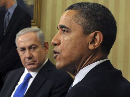 Barack Obama y Benjamin Netanyahu, en Washington.