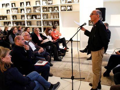 Vicenç Altaió durante presentación del año Brossa. 