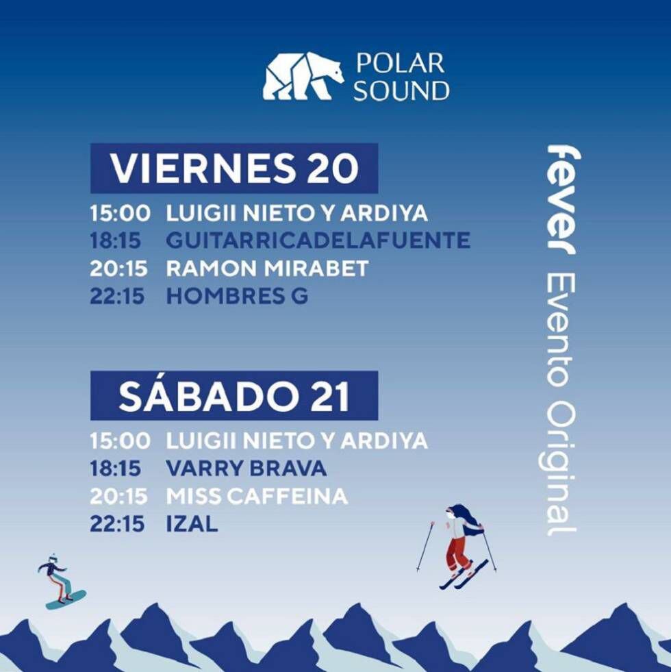 Horarios del Polar Sound.