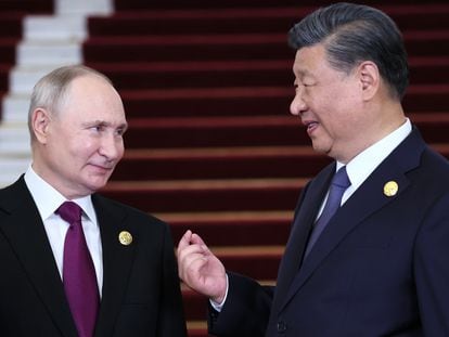 Vladímir Putin y Xi Jinping en Pekín, el pasado 17 de octubre.