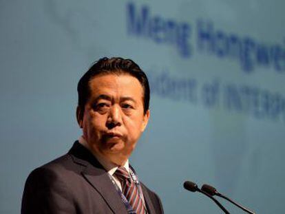 La mujer de Meng Hongwei denuncia en Francia, donde está la sede de la organización policial, que no sabe nada de su marido desde finales de septiembre