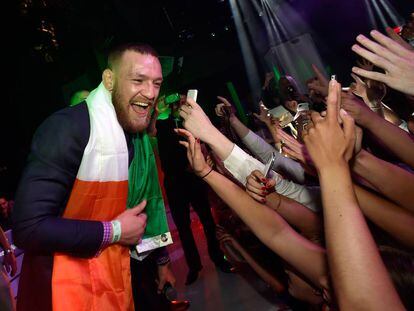 Conor McGregor durante su fiesta de cumpleaños en Las Vegas el 10 de julio de 2016.