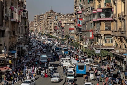 A street in Cairo, in April 2020.