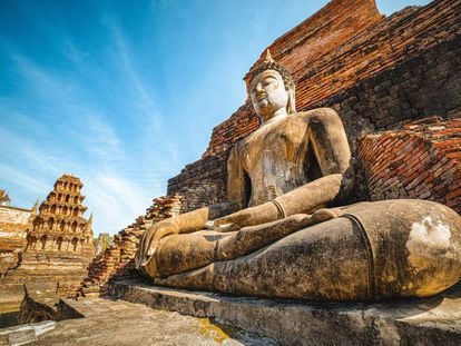 Ruinas de Sukhothai, antigua capital de los thai.