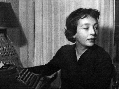 La escritora Marguerite Duras en su juventud. 