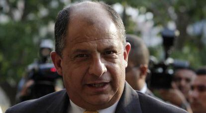 El presidente electo de Costa Rica, Luis Guillermo Solís