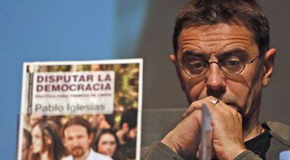 Monedero, en la presentación del libro Iglesias 'Disputar la Democracia'.