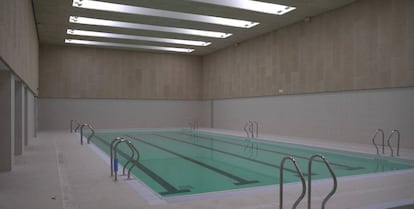 Piscina climatizada de 25 metros.