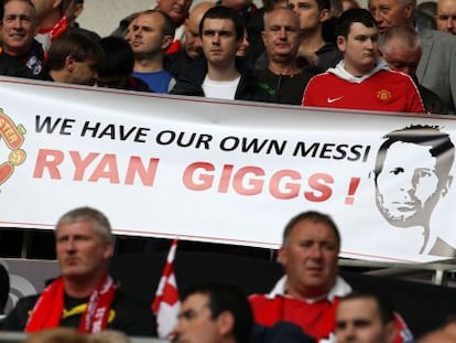 &quot;Tenemos a nuestro propio Messi, Ryan Giggs&quot;, dicen los aficionados.