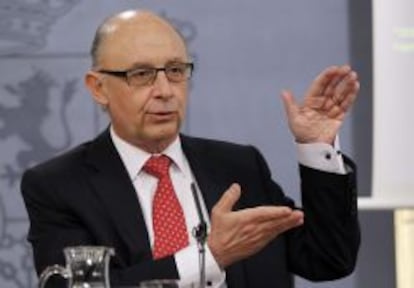 El ministro de Hacienda y Administraciones Públicas,Cristóbal Montoro.
