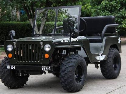 ¿Una versión eléctrica del Jeep de la II Guerra Mundial en Alibaba? Por 1.700 dólares puedes hacerte con uno