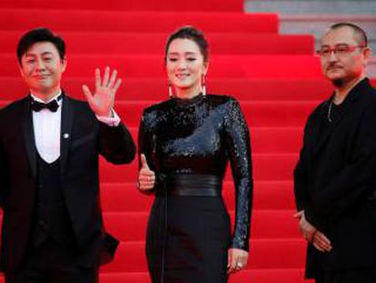 La actriz Gong Li, en un festival de cine celebrado en Pekín en 2021.