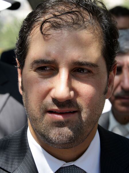 Foto de archivo del magnate Rami Makhlouf, primo materno del presidente Bachar el Asad.