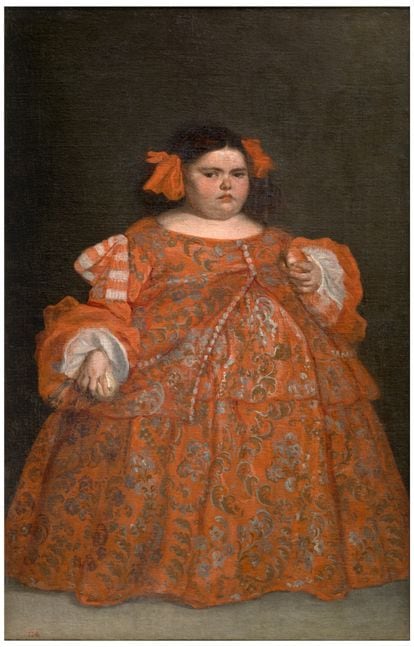 'Eugenia Martínez Vallejo, vestida', de Juan Carreño de Miranda. Hacia 1680. Procedencia Colección Real.