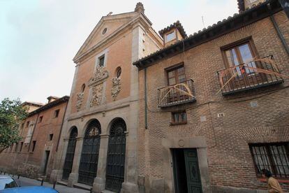 Convento de las Trinitarias Descalzas en Madrid, donde fueron encontrados los restos mortales de Cervantes.