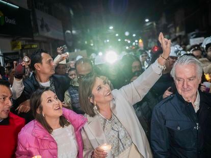 Xóchitl Gálvez, candidata a la presidencia de México, en su inicio de campaña en Fresnillo, Zacatecas.