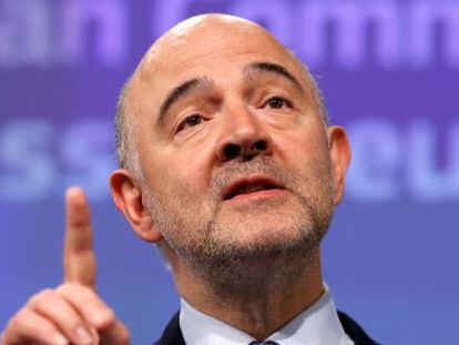 El comisario europeo de Asuntos Econ&oacute;micos, Pierre Moscovici.