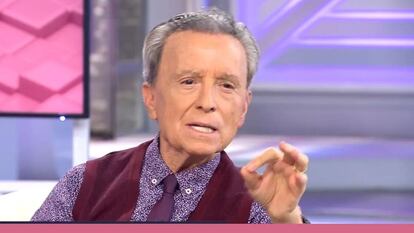 José Ortega Cano, durante su intervención en el regreso televisivo de Ana Rosa Quintana.