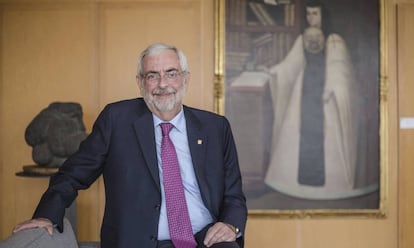 El rector de la UNAM, Enrique Graue, en Ciudad de México.