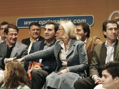 Acto de presentaci&oacute;n de los candidatos a alcalde del PP en el a&ntilde;o 2007, celebrado en el Pazo de Congresos de Santiago.