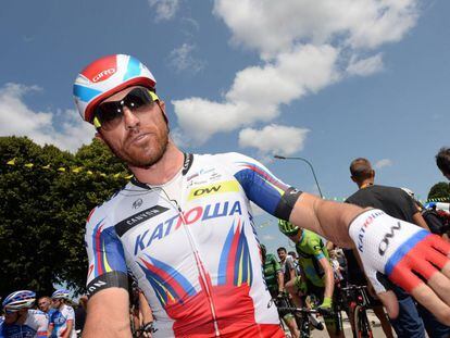 Luca Paoline en una etapa del &uacute;ltimo Tour de Francia. 