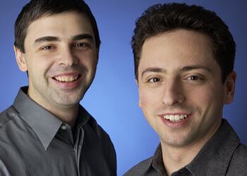 Larry Page y Sergey Brin, creadores y copresidentes del buscador más famoso del mundo.
