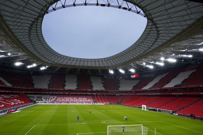 El estadio San Mamés en Bilbao.