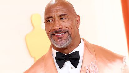 Dwayne Johnson, 'La Roca', en la gala de los Óscar, en Los Ángeles, en marzo de 2023.