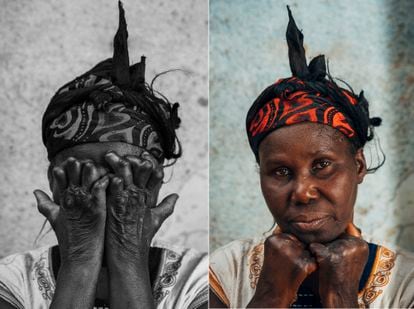 Beatrice N'Guessan rehizo su vida después de padecer lepra de niña. Aún vive con su esposo y varios de sus nueve hijos en la antigua leprosería en la que le trataron la enfermedad hacer medio siglo.