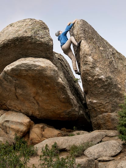 Celso Martínez, “Finuco”  en La Pedriza.