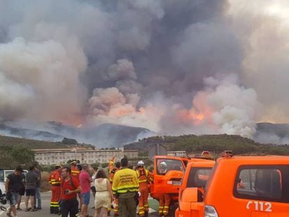 Incendio de Llutxent (Valencia).