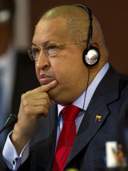 El presidente venezolano, Hugo Chávez.