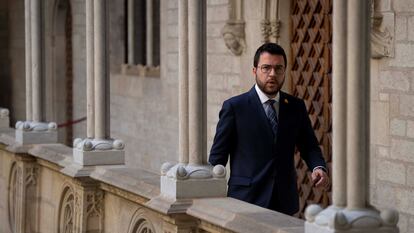El presidente de la Generalitat, Pere Aragonès.