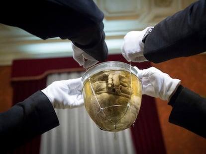 Corazón de Pedro I de Brasil y IV de Portugal