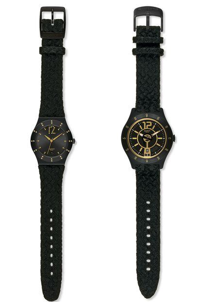 Para tus padres sibaritas: nuevo conjunto de relojes diseñados por la firma Jakob Schlaepfer para Swatch, perteneciente a la gama Haute Couture de la casa. Contiene un ejemplar masculino, His Golden Present, y otro femenino, Her Golden Present. Es una edición limitada de 777 unidades que cuesta 360 euros.