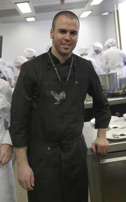 Oriol Casals, cocinero de la taverna Teòric de Barcelona.