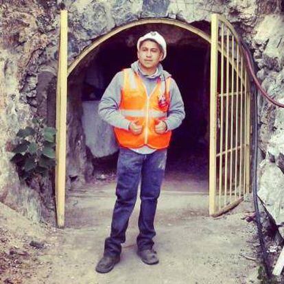 Jobany Torres, en una mina en México.