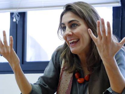 La nueva portavoz de Podemos en la Asamblea de Madrid, Lorena Ruiz-Huerta.