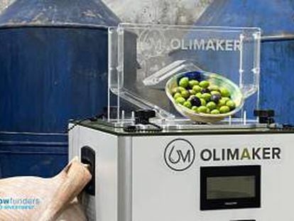 Micro almazara Home de Olimaker, que saldrá a la venta próximamente