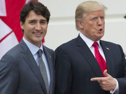 El presidente admite que discutió con el primer ministro de Canadá sobre comercio sin conocer los datos